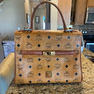 Unique piece !! MCM vintage Kelly bag.